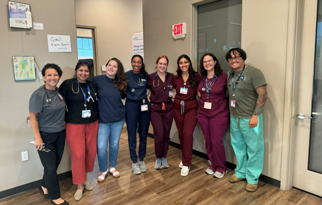 Valley Children's pediatric residents at a local primary care clinic