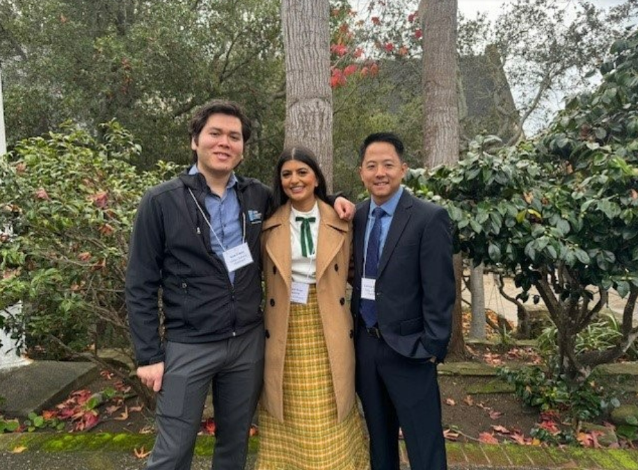 Three Valley Children's pediatric residents at a research conference