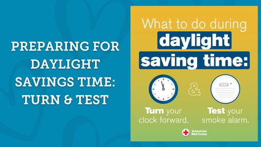 Preparing for Daylight Saving Time.