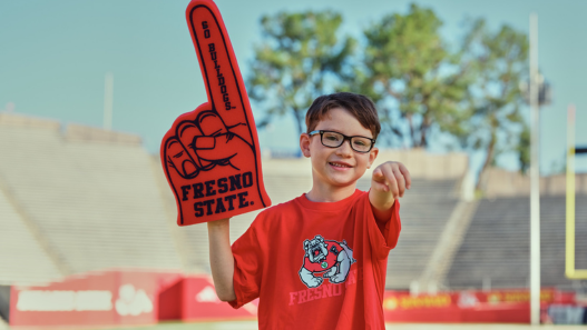 Meet Fresno State Kid Captain Reed.