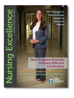 Cover of 2025 Nursing Excellence annual report