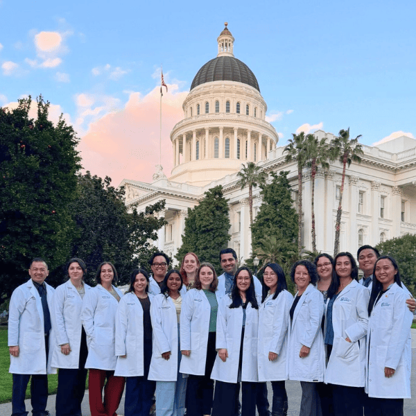 Pediatric residents outside of the CA state capitol